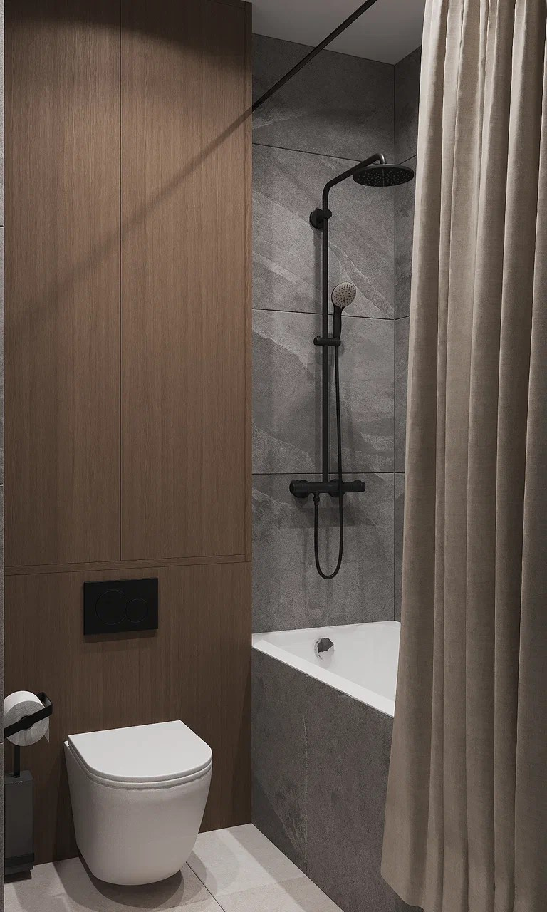 ЖК Павелецкая Сити, 52 м². Дизайнер интерьера LEVITSKAYA VIKTORIA