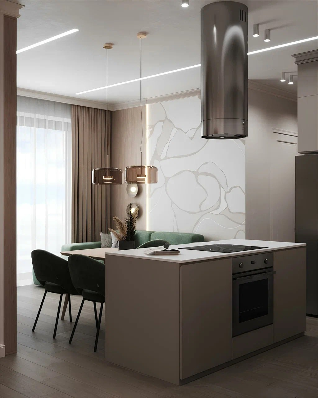 ЖК Хэдлайнер, 55 м². Дизайнер интерьера LEVITSKAYA VIKTORIA
