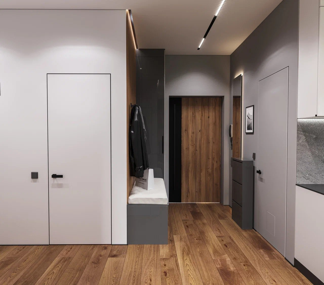 Корабельная, 42 м². Дизайнер интерьера LEVITSKAYA VIKTORIA