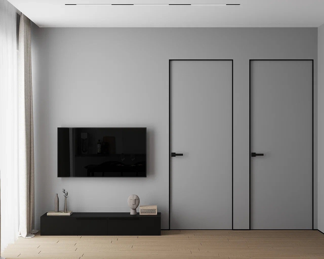 ЖК Павелецкая Сити, 52 м². Дизайнер интерьера LEVITSKAYA VIKTORIA