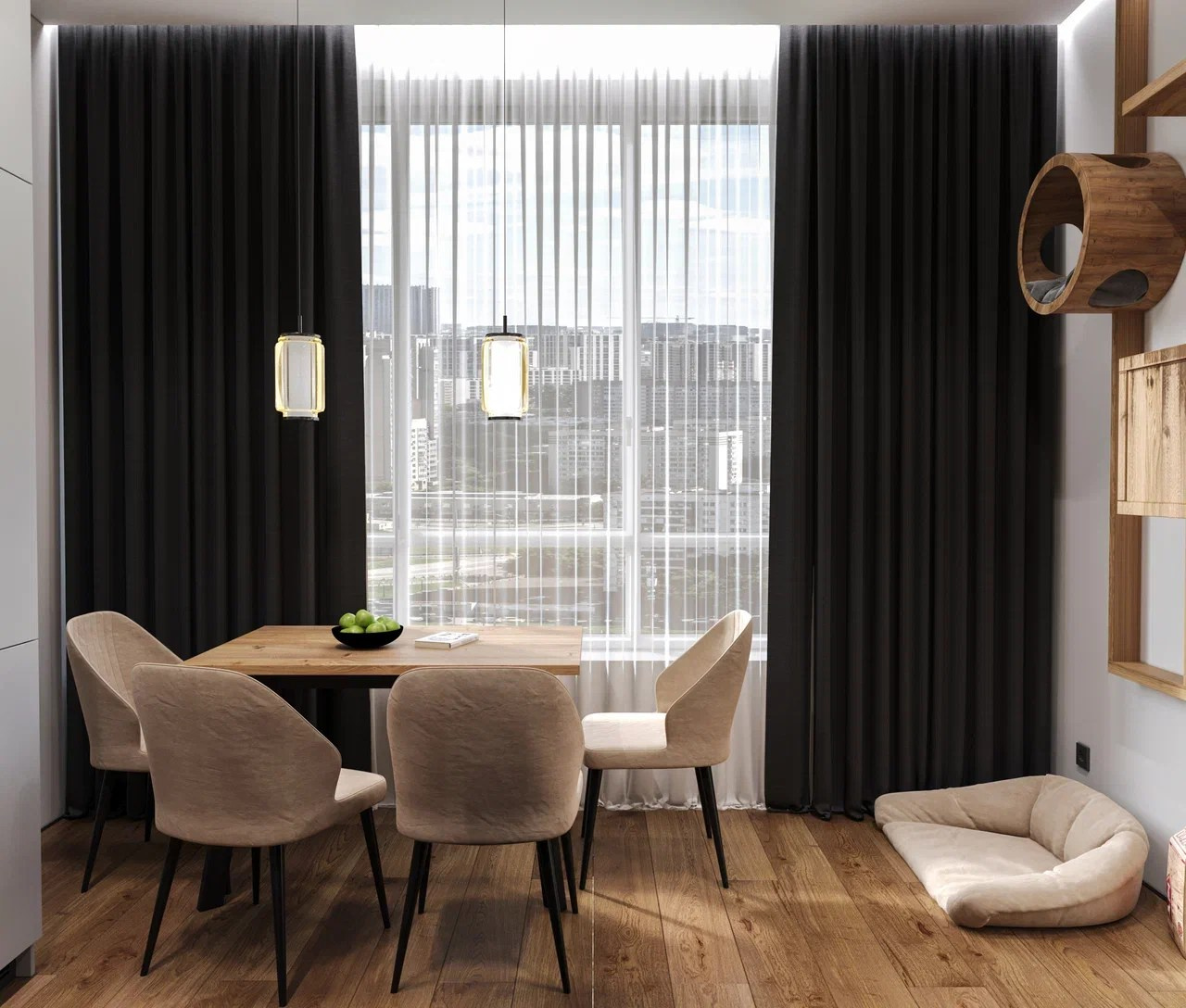 Корабельная, 42 м². Дизайнер интерьера LEVITSKAYA VIKTORIA