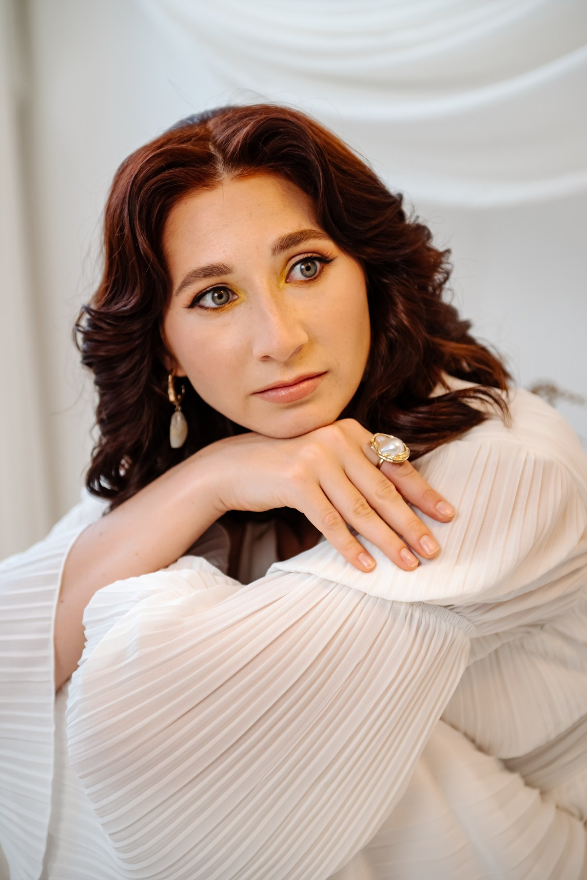 Виктория с мимозой. Свадебный и семейный фотограф в Санкт-Петербурге Елена Худякова