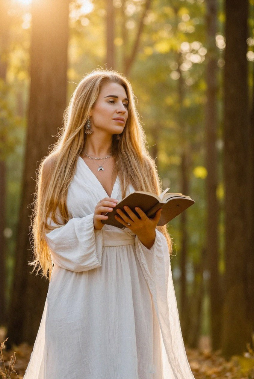AI-фотосессия в образе Жрицы. Фотосессии с помощью нейросетей от профессиональных фотографов и стилистов | Проект «AI-Photographer»