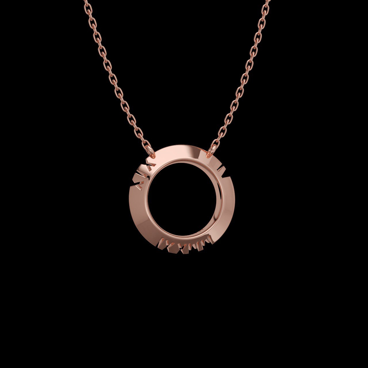 Именная подвеска "Амалия" из золота 585 пробы. На гранях -дата рождения римскими цифрами. 