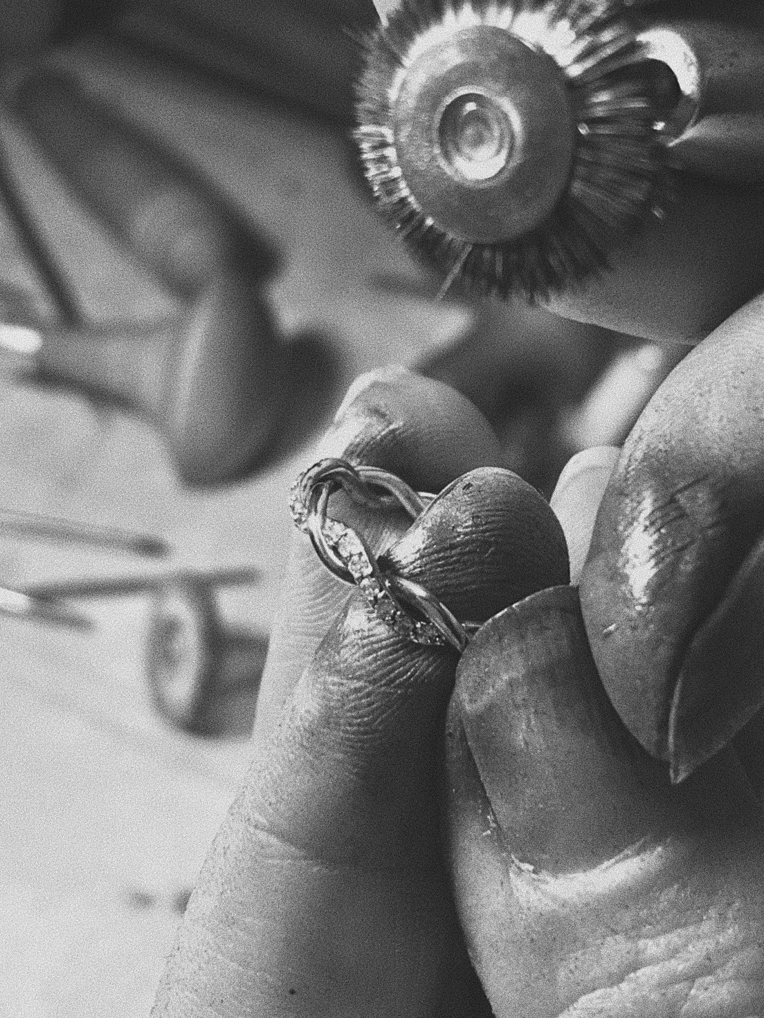 Обручальное кольцо из золота 585 пробы. 