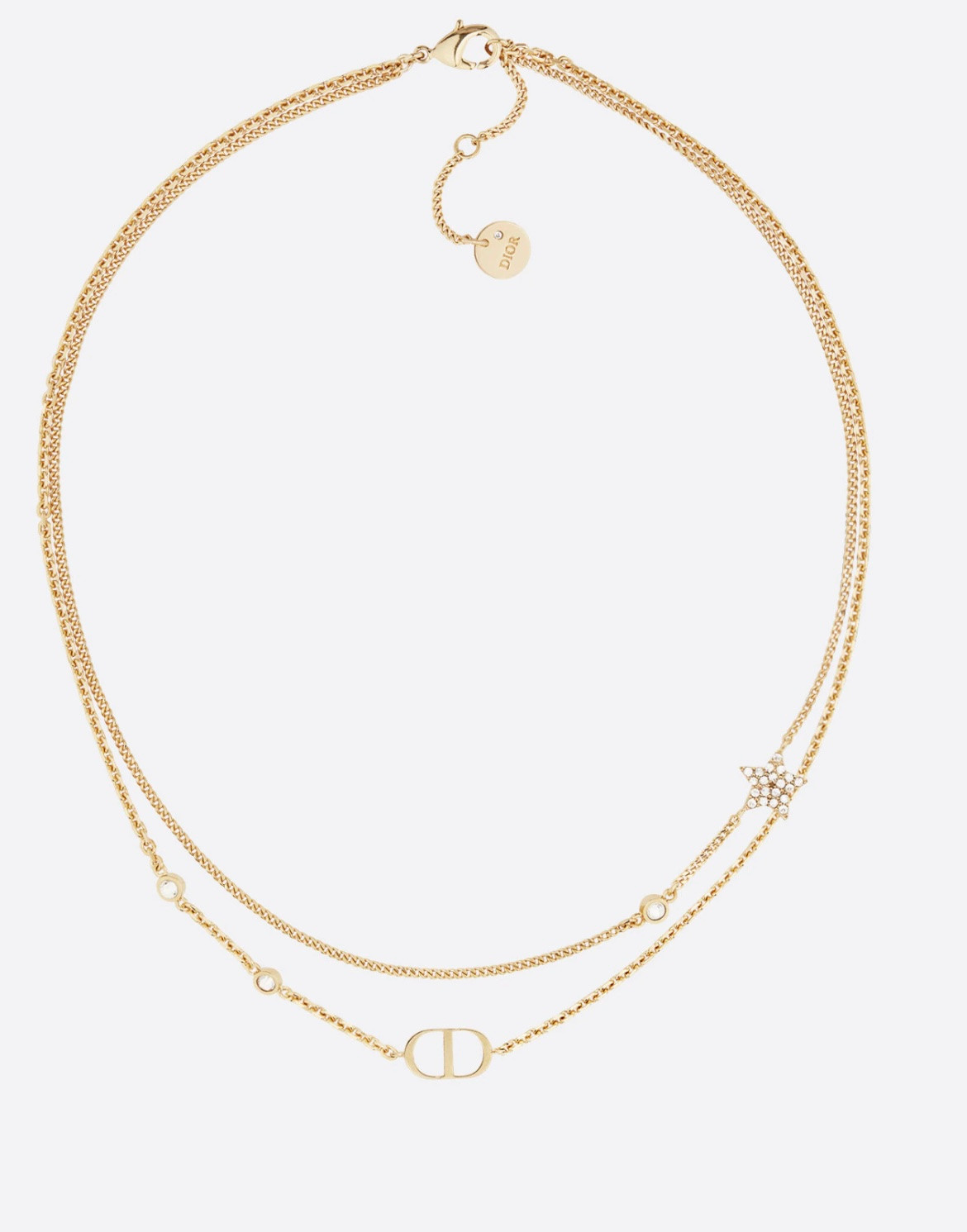 Цепочка из серебра 925 пробы, евро золочение. Реплика фирмы DIOR.