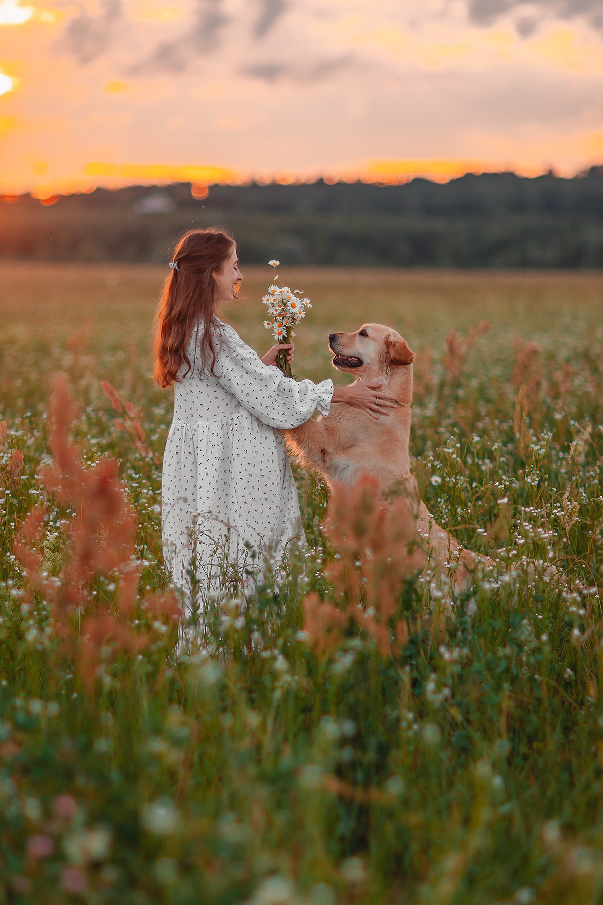 Марина и Чили. Семейный фотограф анималист Мария Крючкова