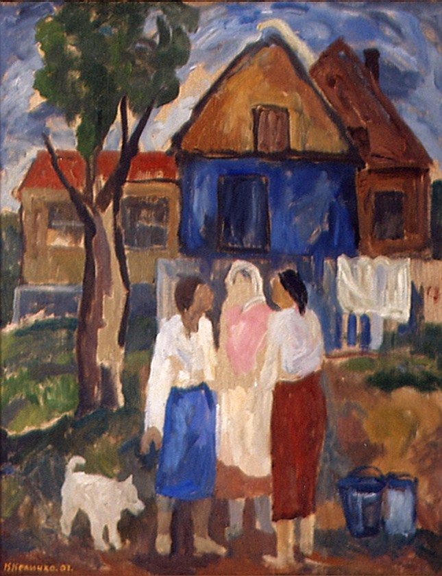 «Разговор» 2001 год Соб. Фернандес-Диес. Испания. Художник Величко Вадим Семёнович