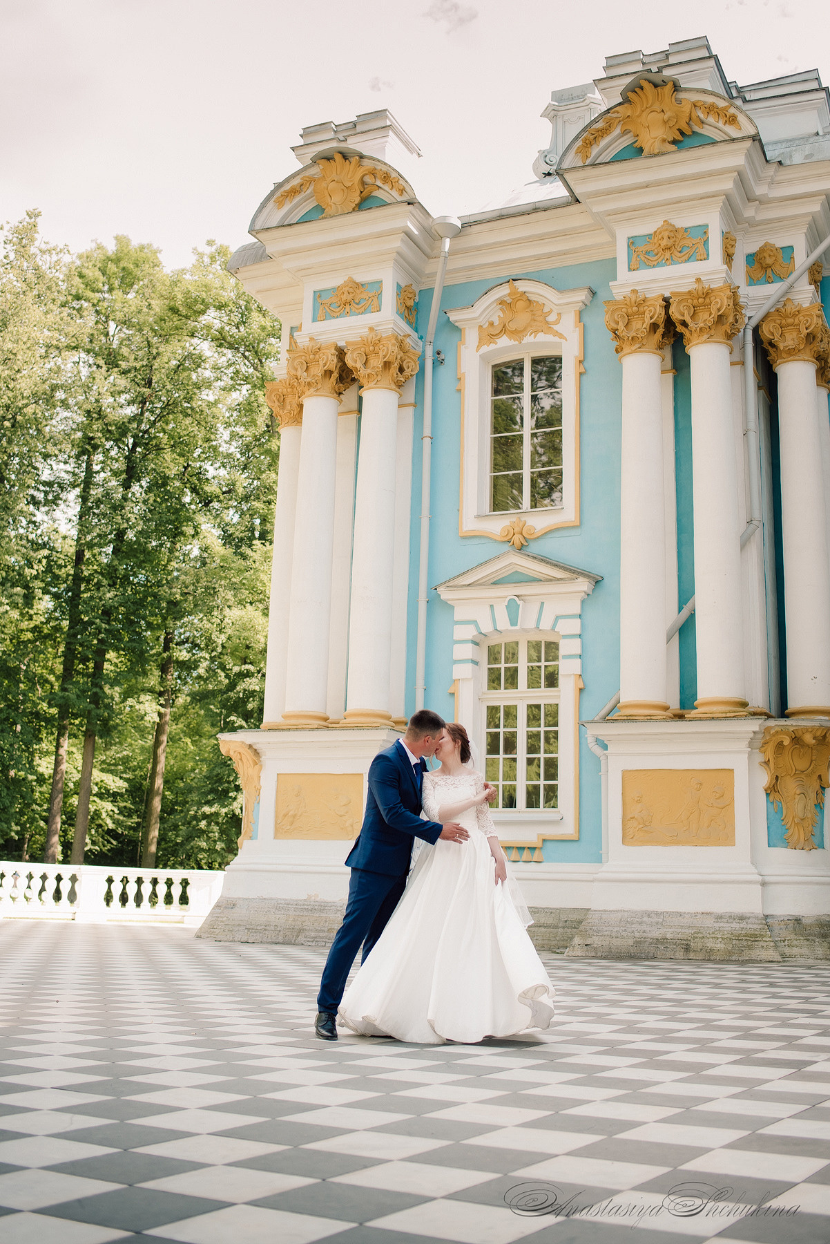 Свадебная фотосессия в Пушкине. Семейный и Свадебный фотограф. Санкт-Петербург. Пушкин