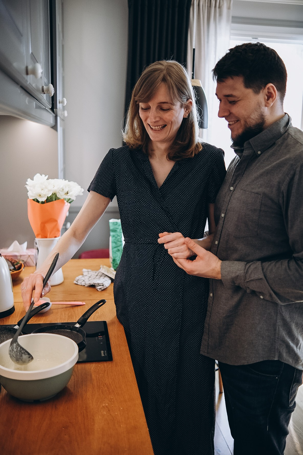 Анна и Арсений. Семейный детский ньюборн фотограф в Москве Марта Петрова