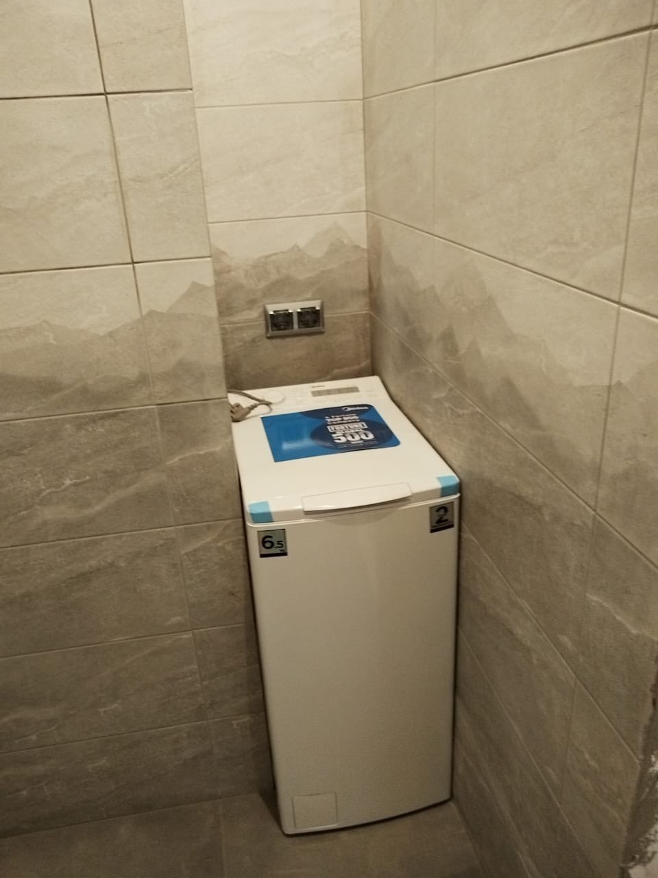 Ванная комната (г. Иннополис, ул. Спортивная, д. 98). Ремонт санузла, туалета, ванной под ключ в Казани. Укладка плитки