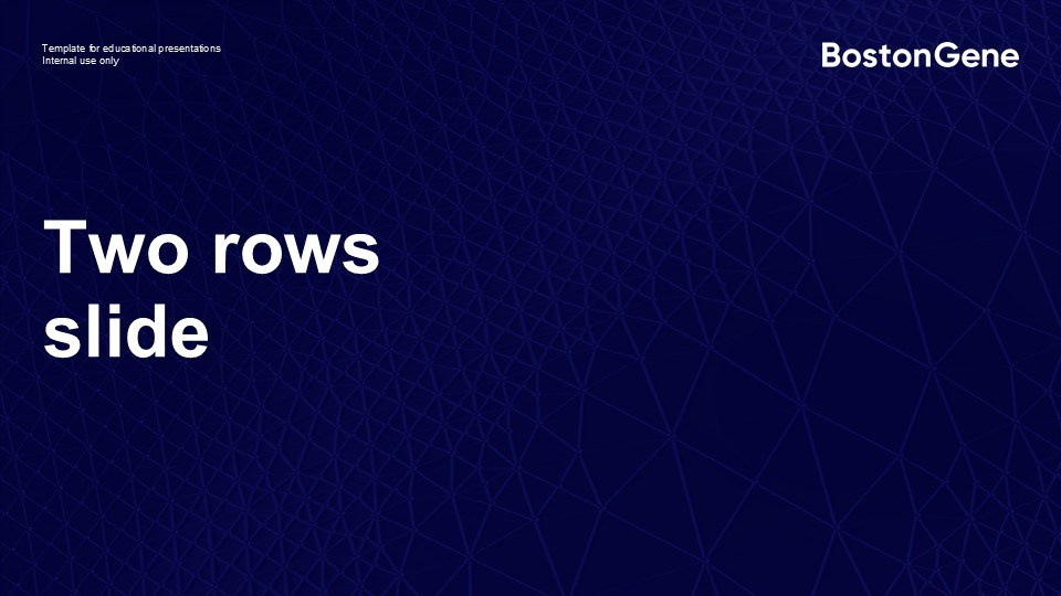 Bostongene edu materials template 2024