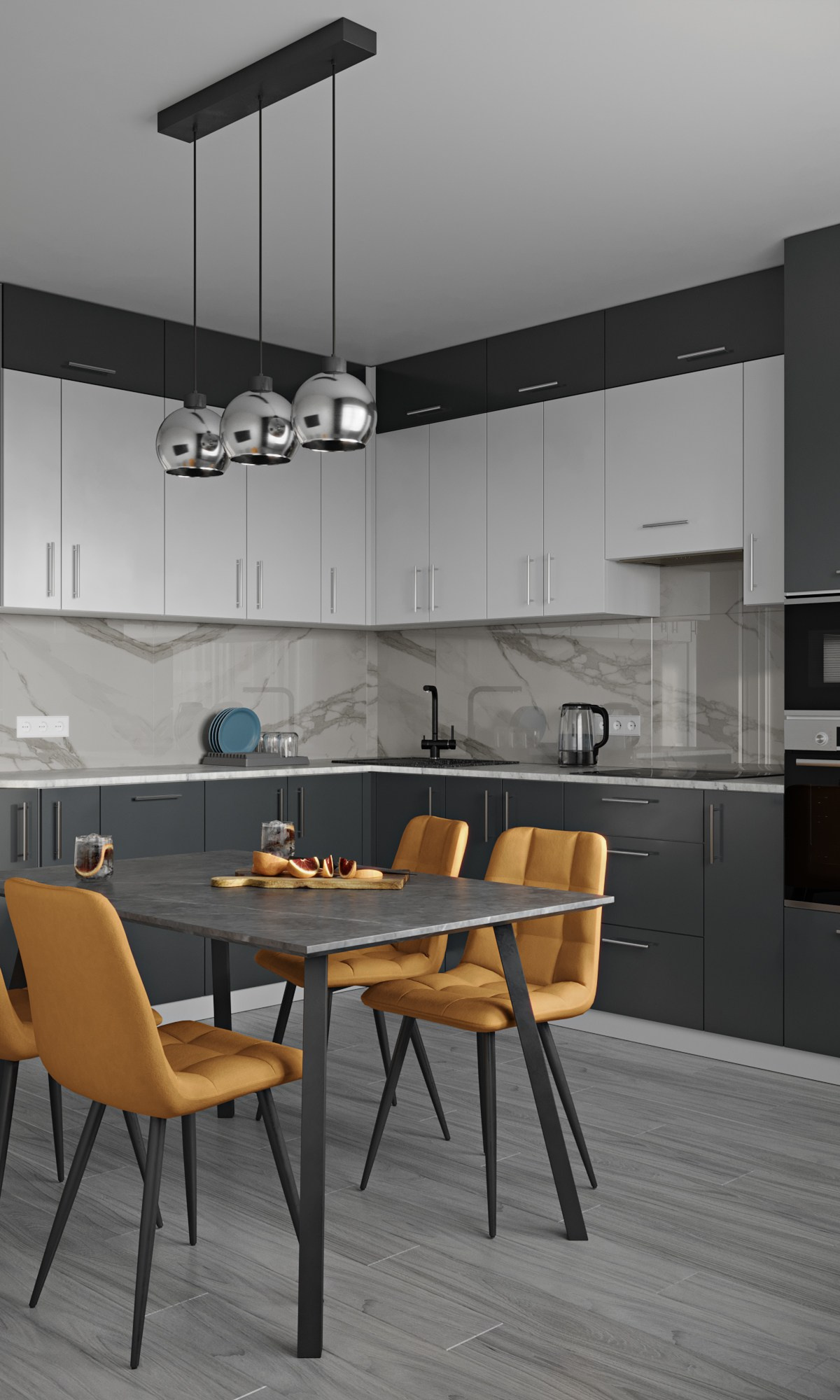 «Черно-белая история». Студия интерьерной визуализации «ЛИНИИ»