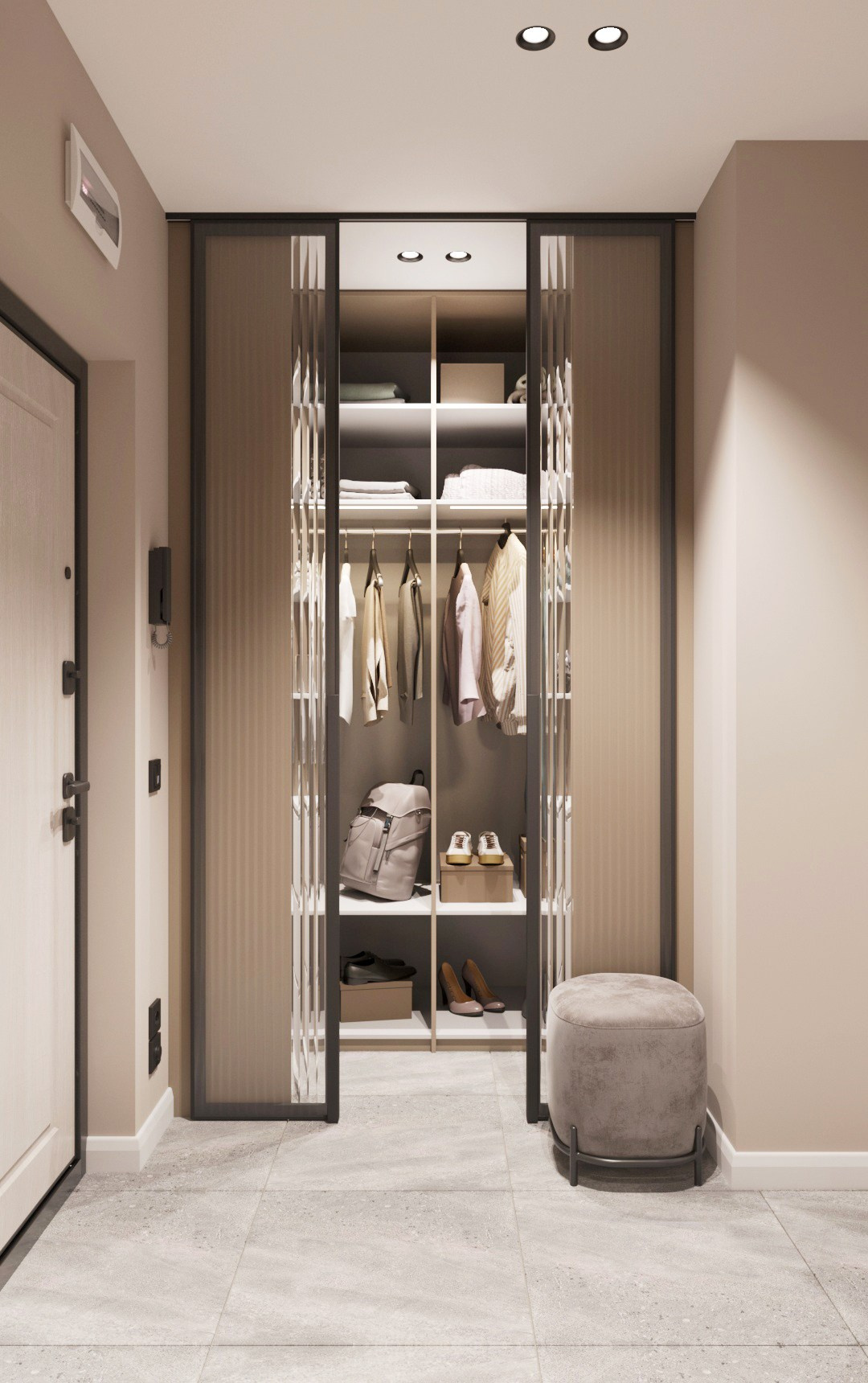 Квартира 54 м² г. Иркутск. ПРОЕКТИРОВАНИЕ ИНТЕРЬЕРОВ И АРХИТЕКТУРНЫХ РЕШЕНИЙ В СТУДИИ SHELOFAST DESIGN