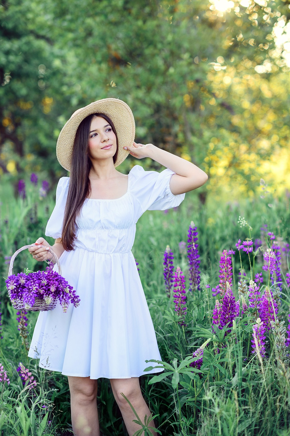 Фотосессия в люпинах. Фотосессии в Москве, женский и семейный фотограф Юлия Михайленко