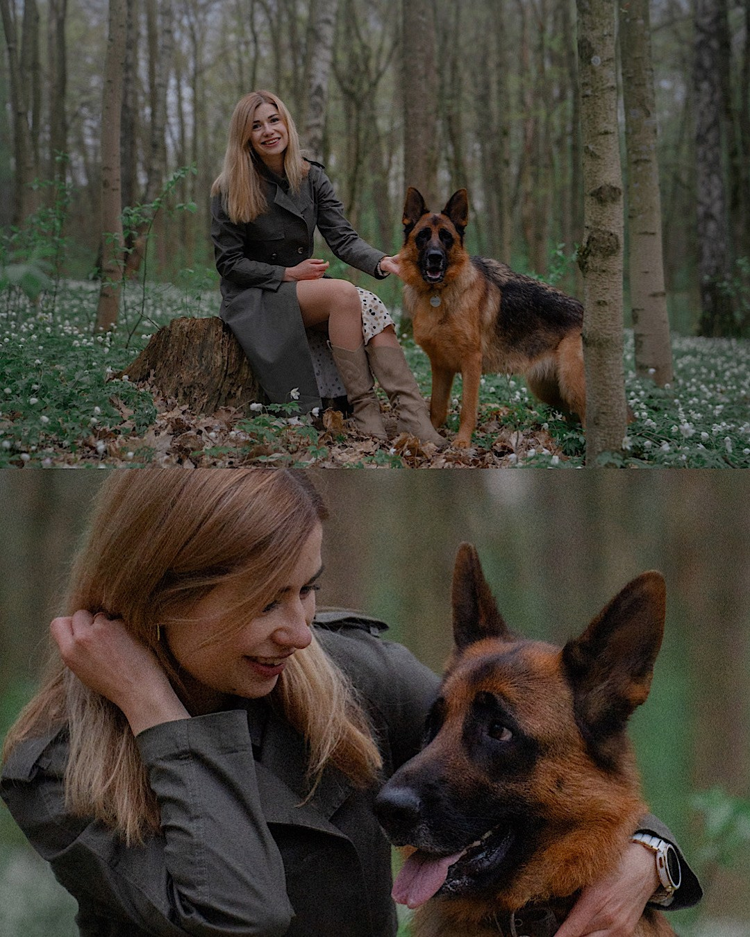Евгения и Берта. Фотограф анималист в Москве и Санкт-Петербурге Свиридова Анна