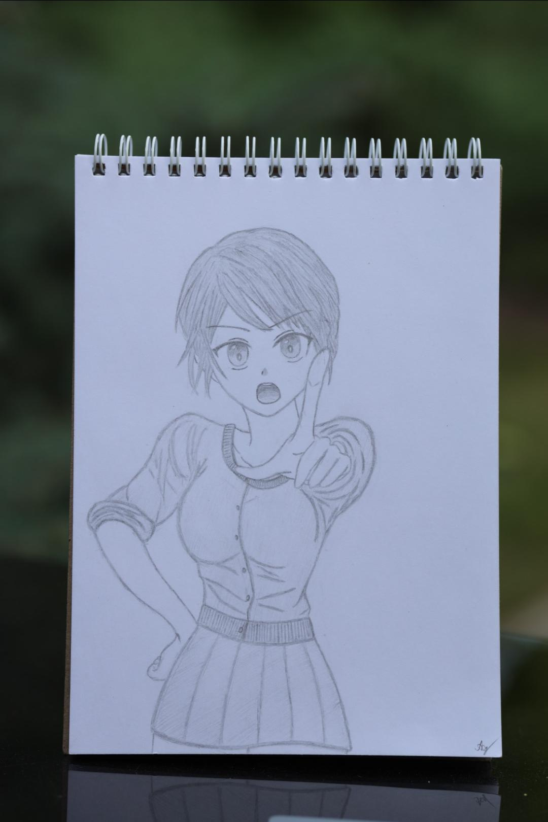 Арт аниме тян Юи милая девушка манга умеешь ли ты хранить секреты