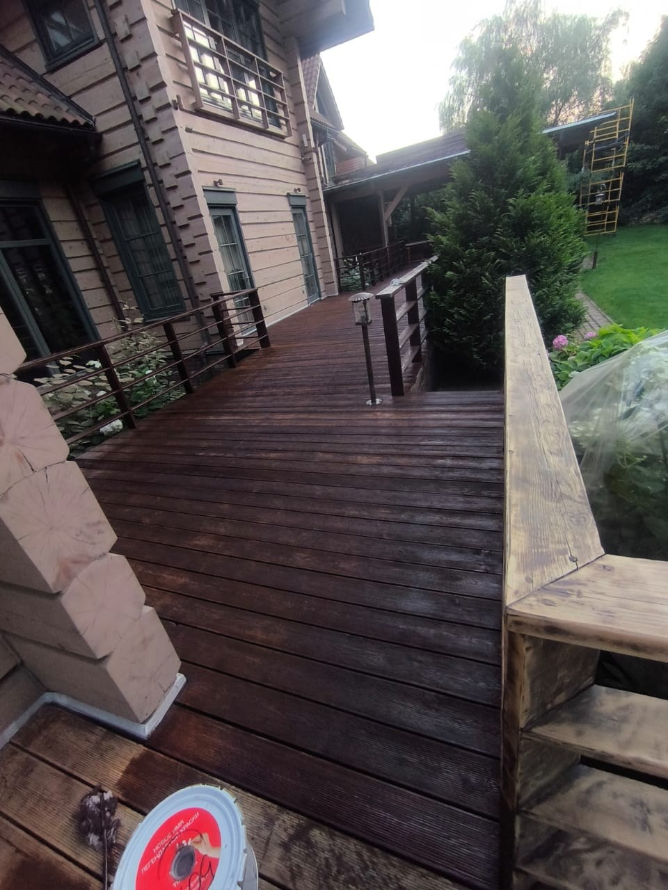 Объект МД-013 КП Графские пруды (полный ремонт террасы). Строительная компания «Милый дом» МД. Москва и Московская область