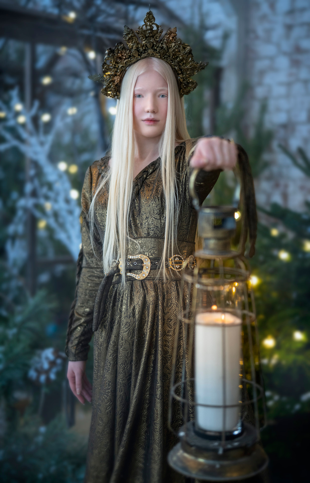 Альбинос Маша Соловьёва. Фотограф Сергей Танков