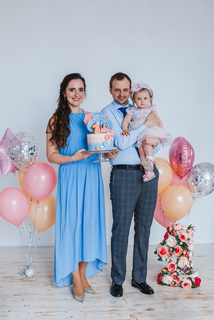 Елизавете годик. Семейный фотограф Николаева Ольга