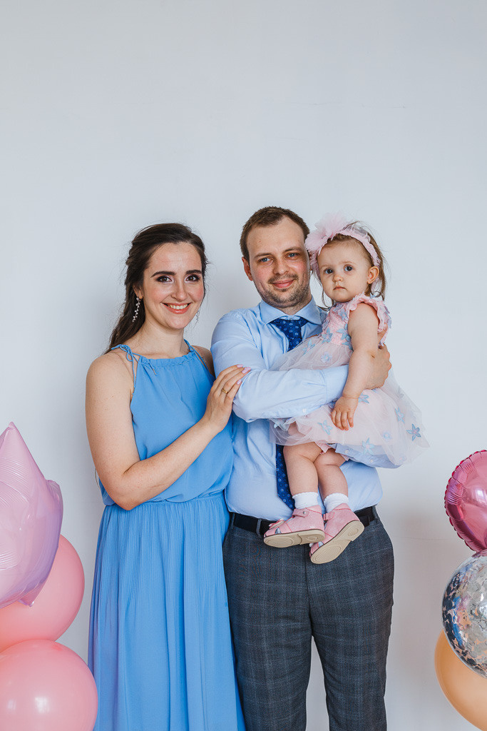 Елизавете годик. Семейный фотограф Николаева Ольга