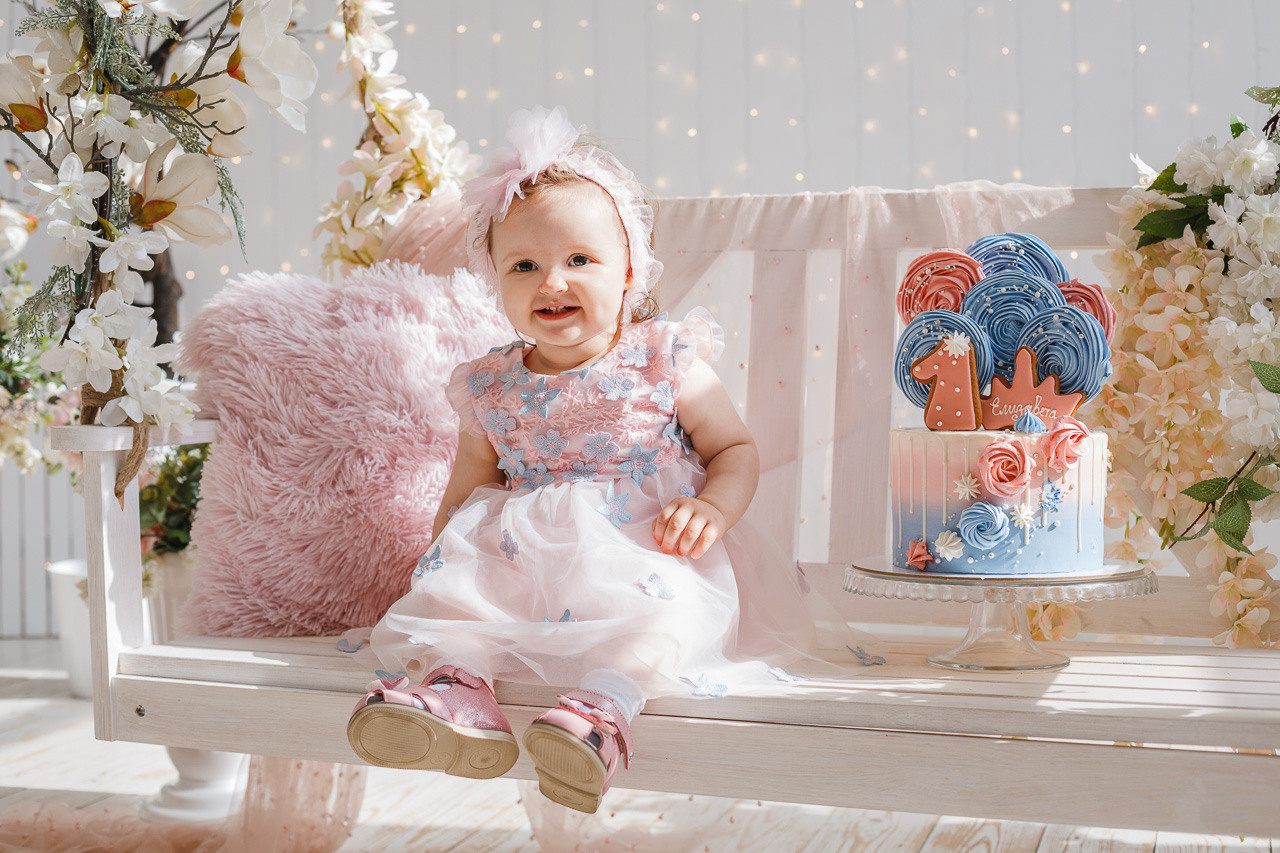 Елизавете годик. Семейный фотограф Николаева Ольга