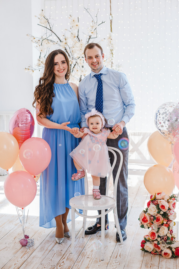 Елизавете годик. Семейный фотограф Николаева Ольга