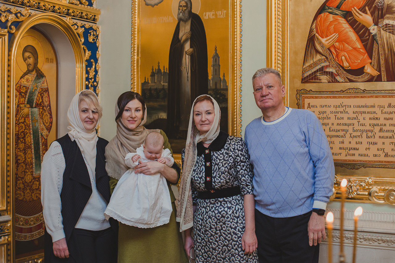 Крещение Софии. Семейный фотограф Николаева Ольга