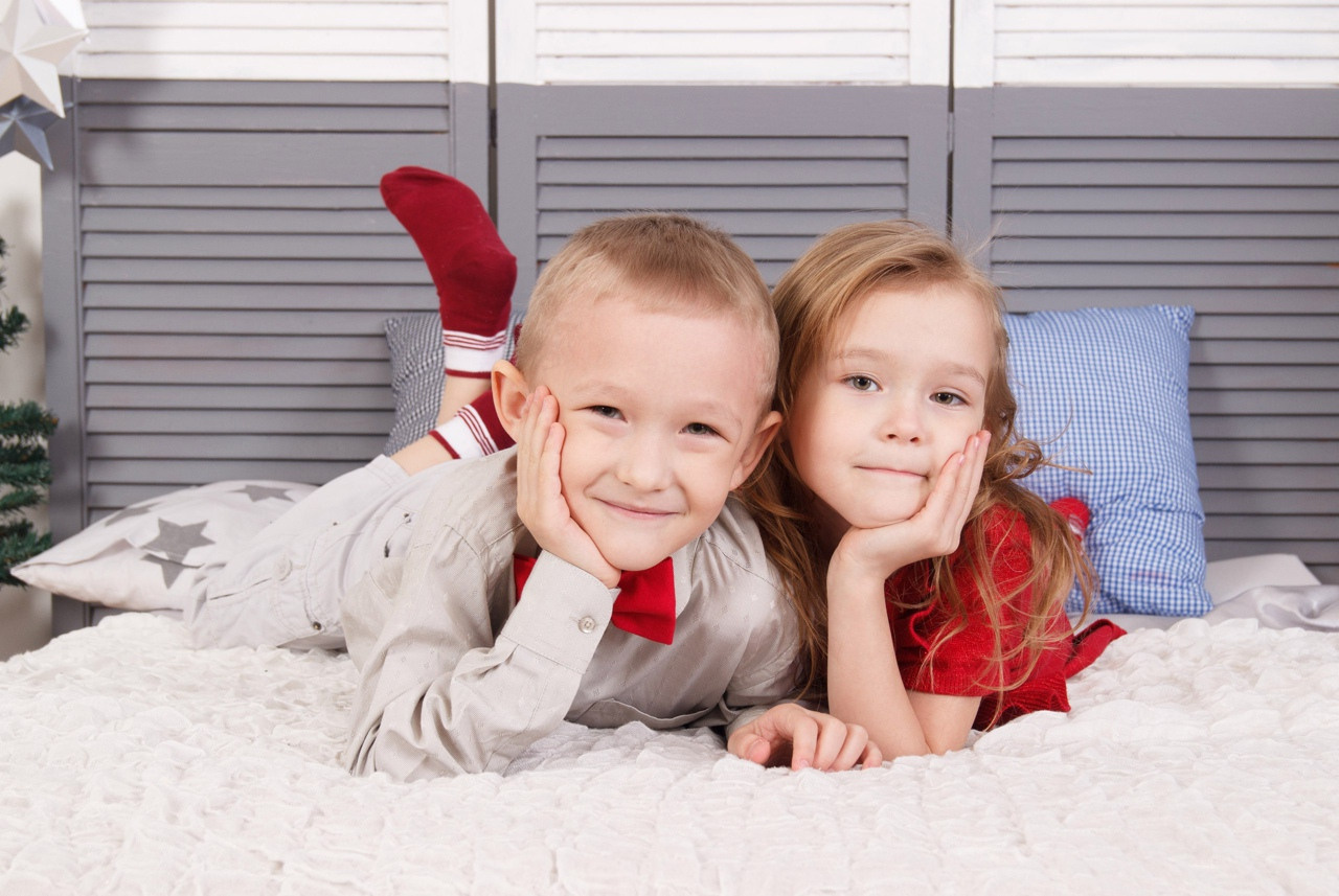 дети мальчик девочка фотостудия