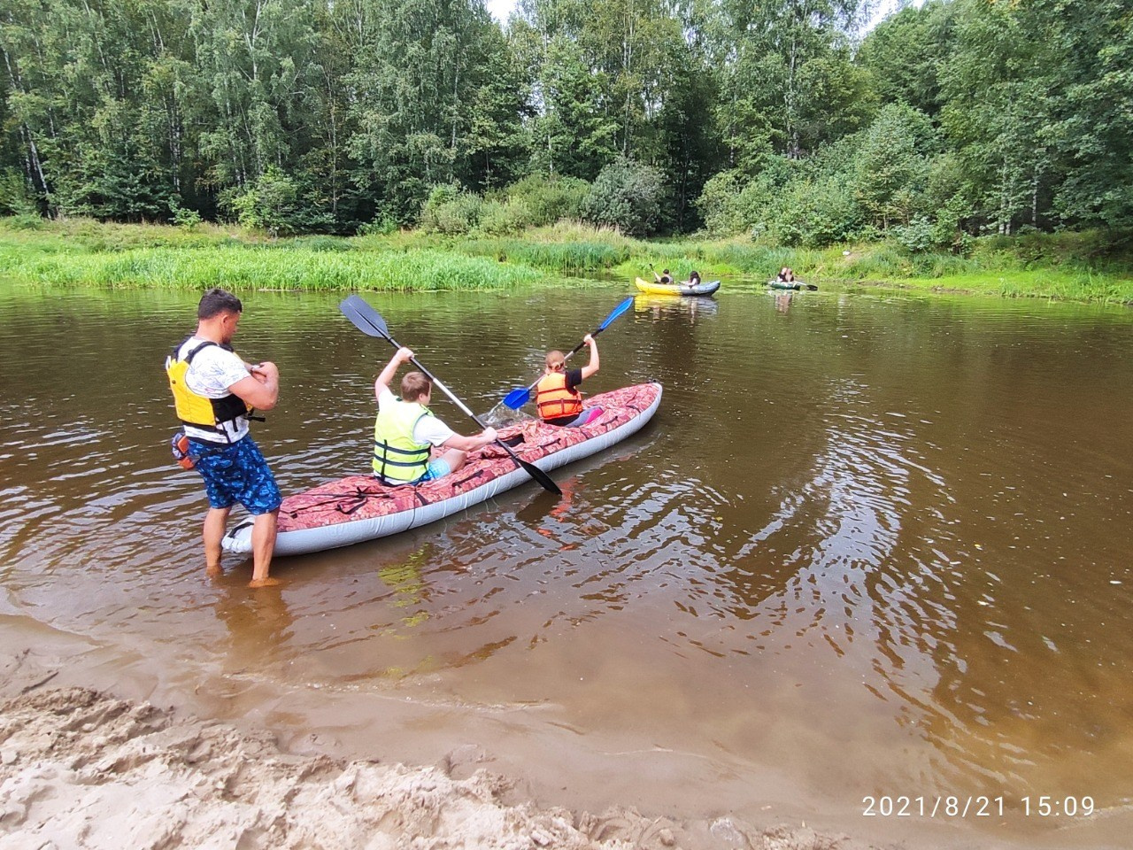 Сплав на байдарках 21.08.21. Галерея Фантим