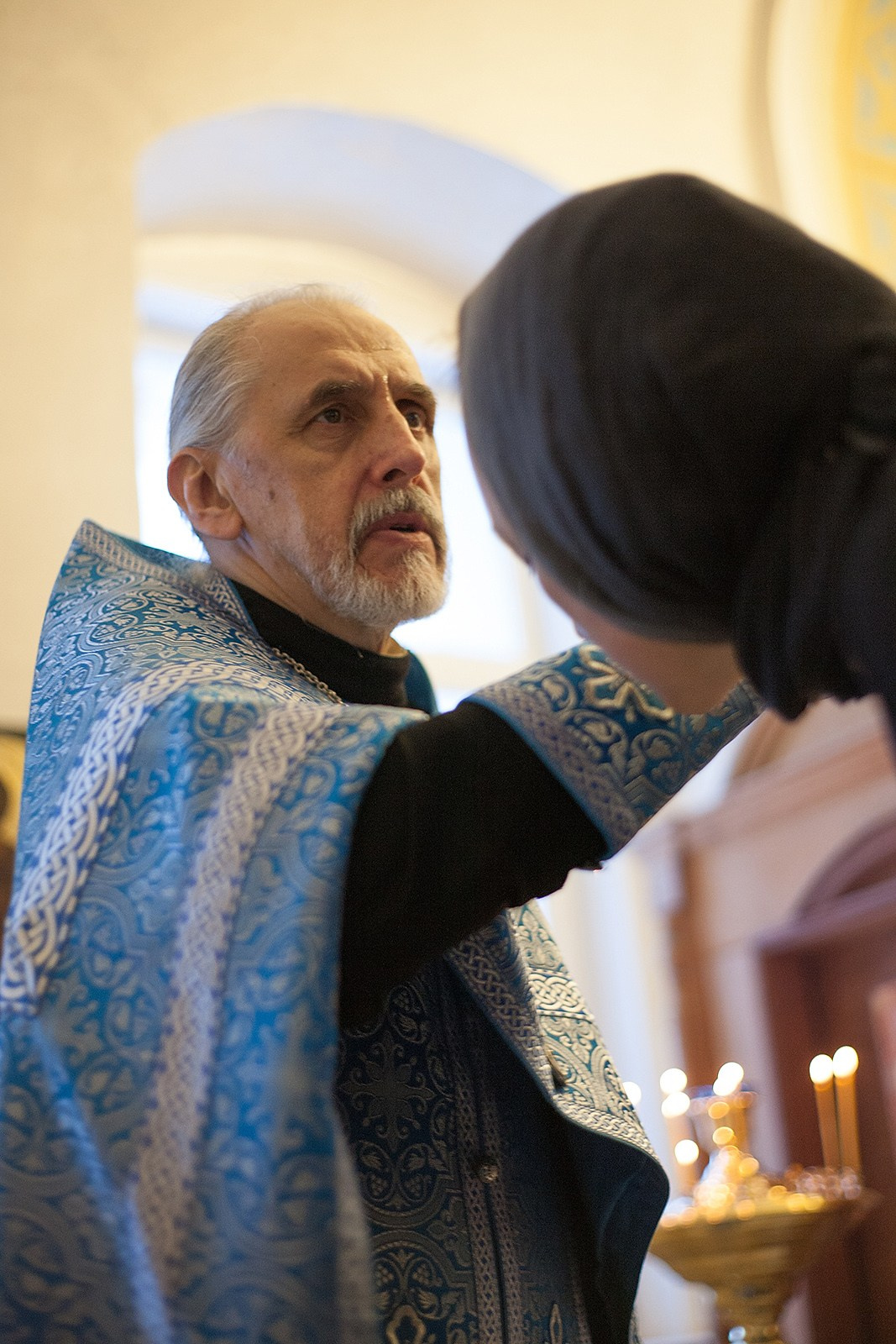 Церковь. Освящение хлебов и соборование. Портретный и модельный фотограф в Иванове