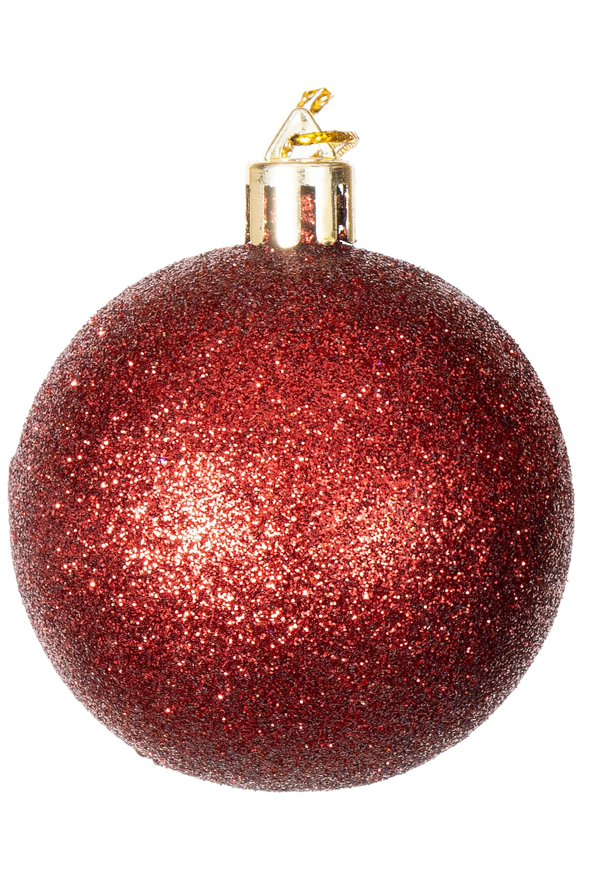 Шар красный блестящий