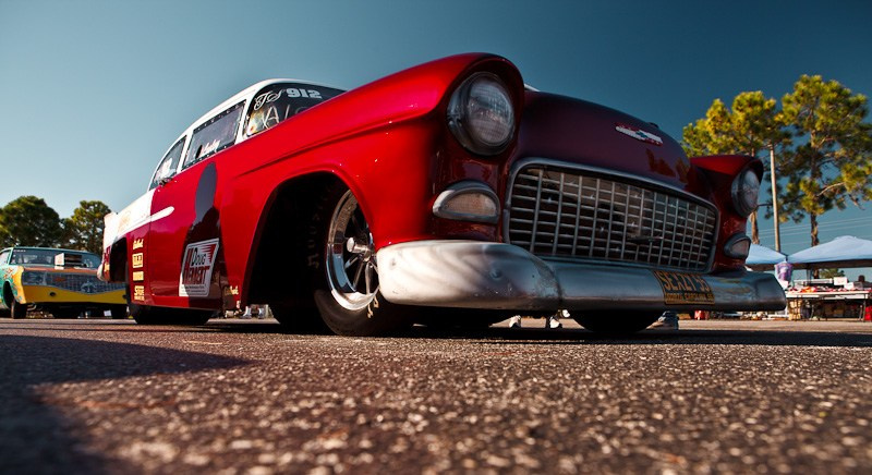 DrugRacing на автомобилях выпущенных до 1975 г. США, Флорида, 2010. Фотограф Василий Буланов