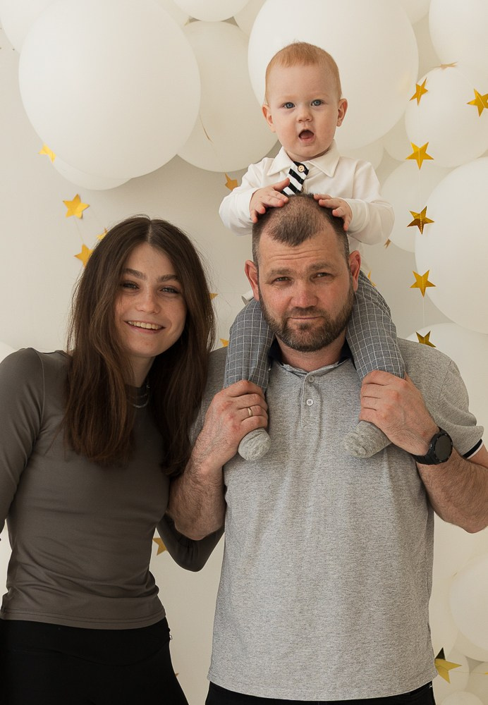 Студийные семейные съемки. Фотограф из Новосибирска Юрк Виктория