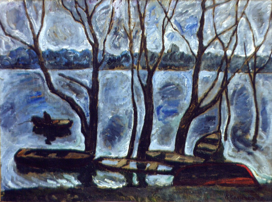 «Половодье» 1974 год Частн.собр. Художник Величко Вадим Семёнович