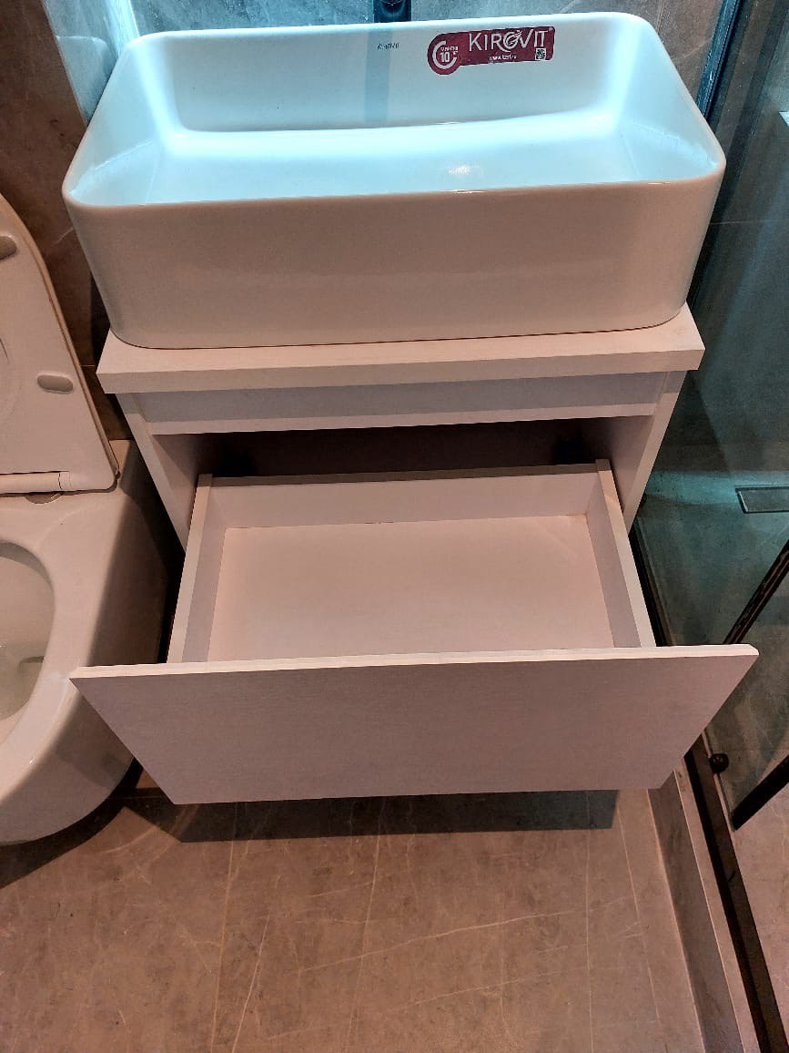 Ванная комната (д. Царево ул. П. Гаврилова д. 2). Ремонт санузла, туалета, ванной под ключ в Казани. Укладка плитки