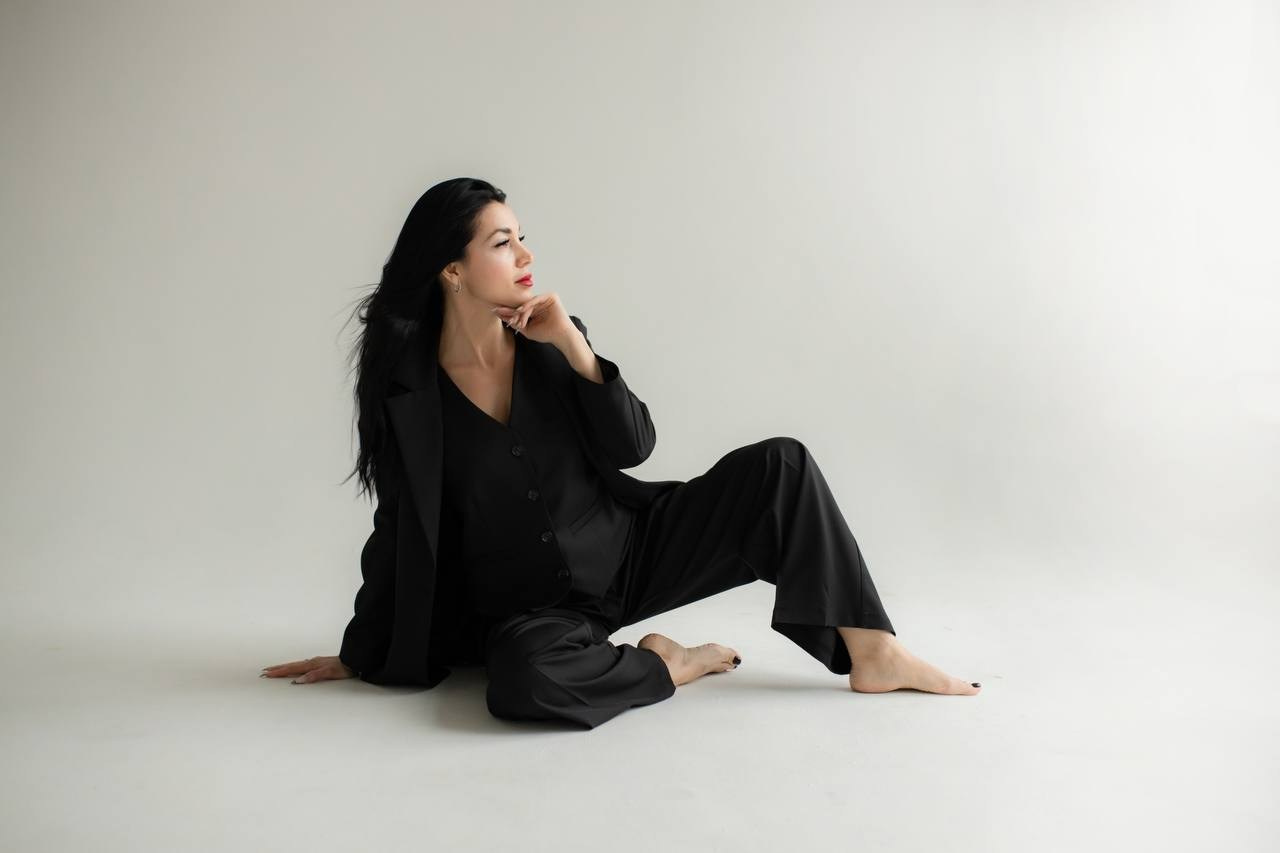 Женский портрет на циклораме и в студии. Фотограф Москва