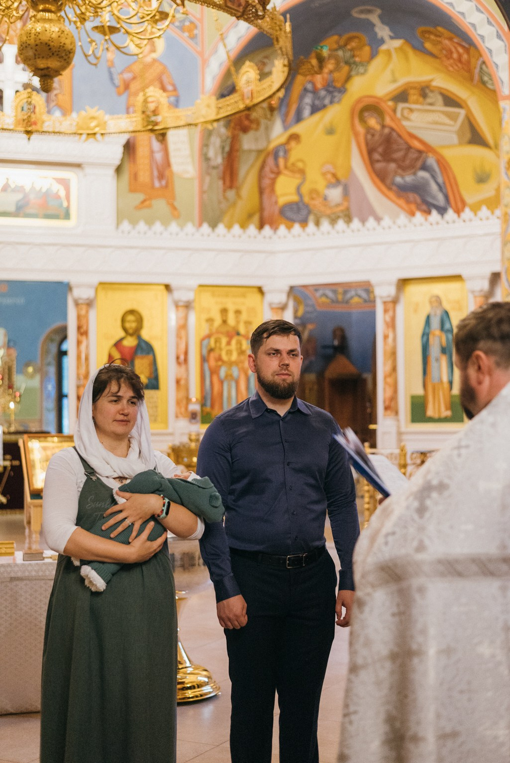 Крещение Стефана в Храме Царственных Страстотерпцев г. Иваново