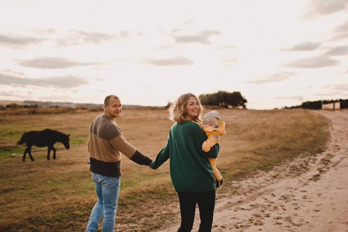 Лилия, Сергей и Даниил