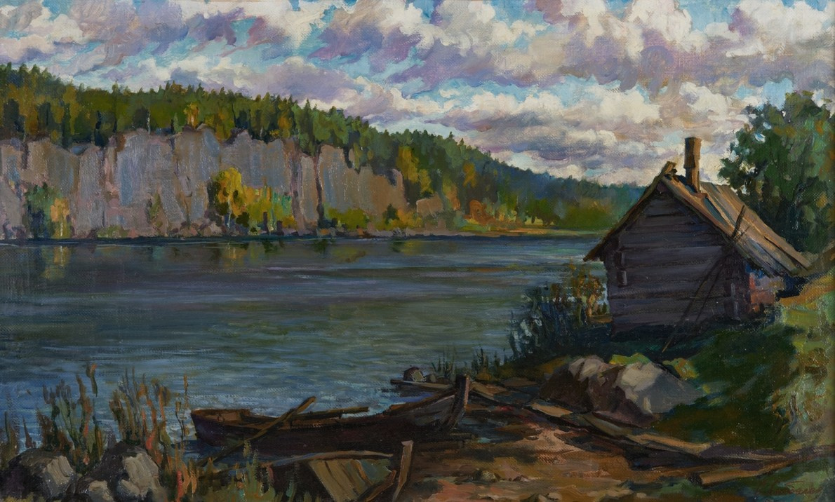 Сентябрь в Карелии. Холст, масло