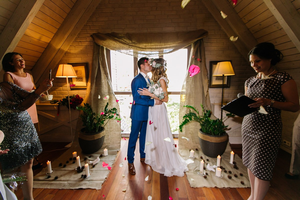 Летнаяя свадьба Маргариты и Никиты. Праздничное агентство ПИОН