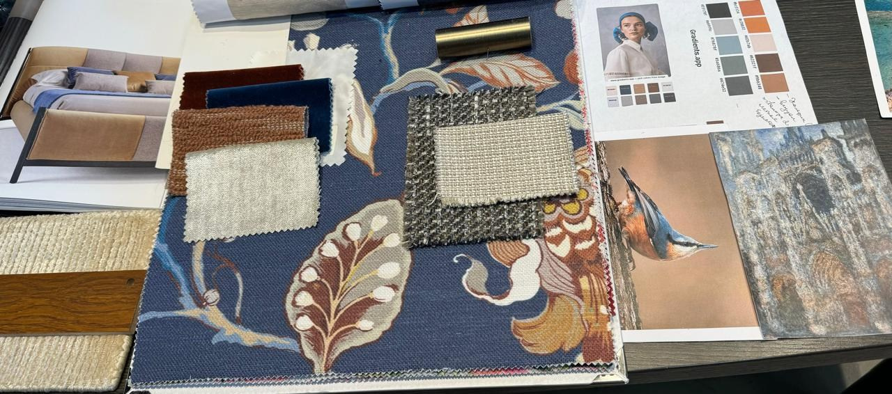 СЕМПЛ-БОРД/ ИНТЕРЬЕРНЫЙ КОЛЛАЖ/ МУДБОРД. Ирина Змазнева_Дизайнер интерьера_Новосибирск