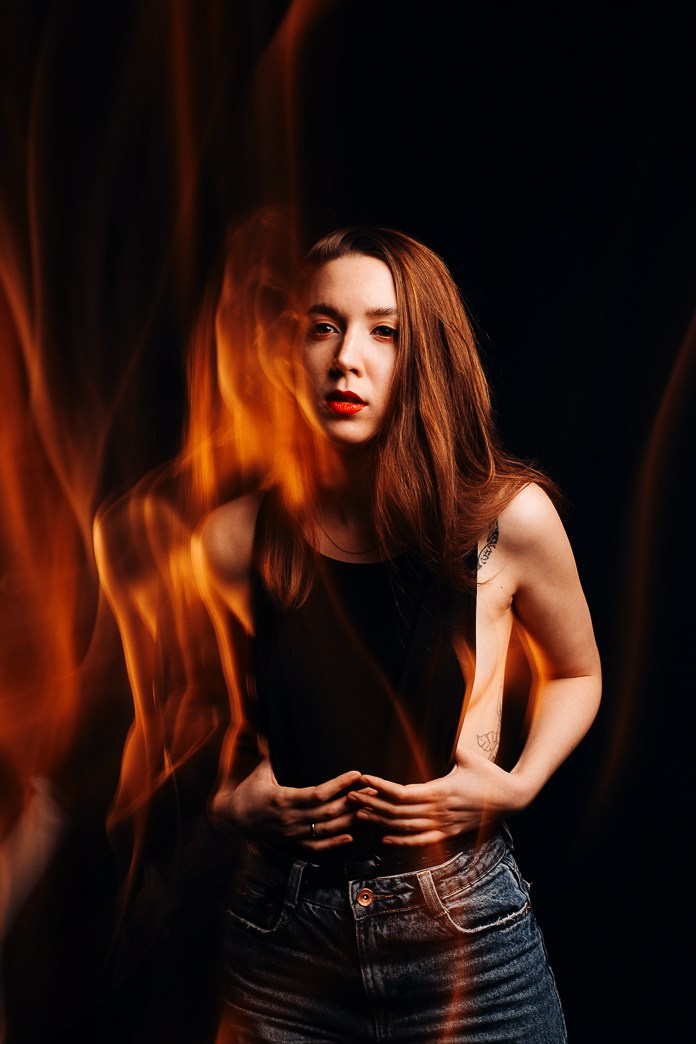 Light drawing. Антонина Талах фотограф в Москве