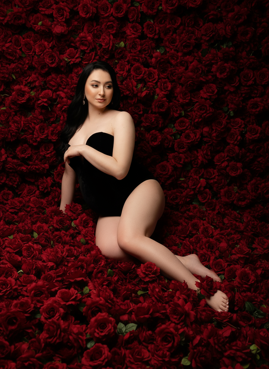 В цветах. Фотограф беременности в Екатеринбурге Илона Филатьева