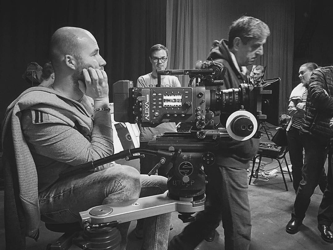 Backstage. Filmmaker Vadim Averin