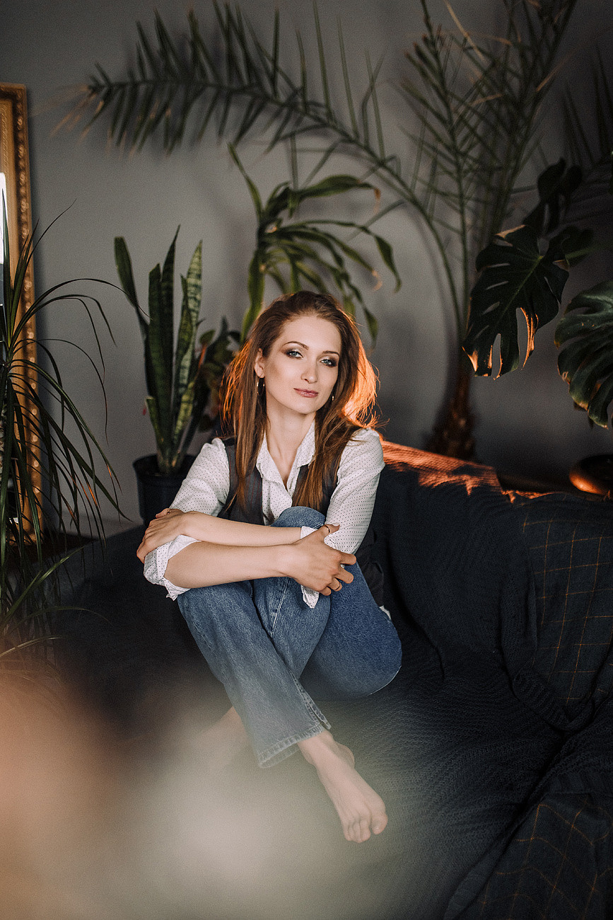 Вика. Портрет в студии. Свадебный и семейный фотограф Москва Екатерина Верижникова