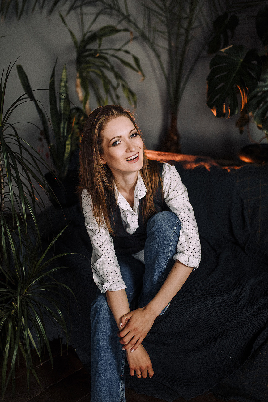 Вика. Портрет в студии. Свадебный и семейный фотограф Москва Екатерина Верижникова