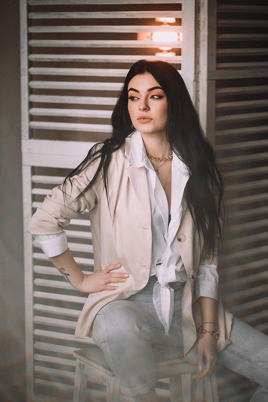 Портрет в студии. Катя. Свадебный и семейный фотограф Москва Екатерина Верижникова