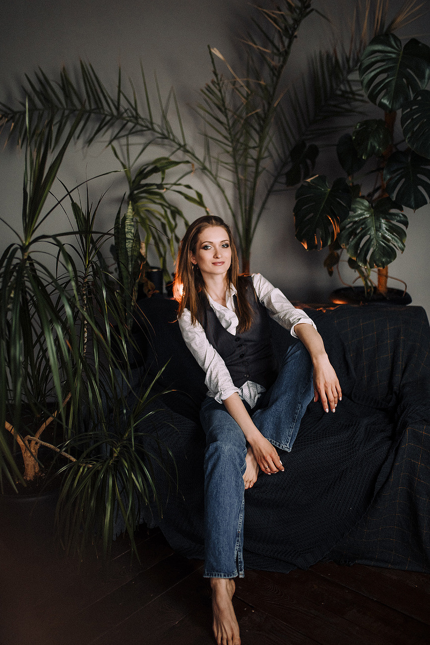 Вика. Портрет в студии. Свадебный и семейный фотограф Москва Екатерина Верижникова