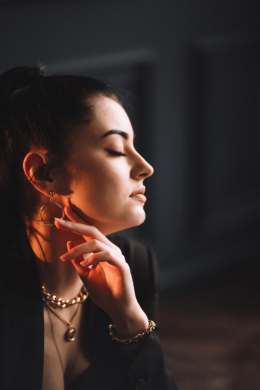 Портрет в студии. Катя. Свадебный и семейный фотограф Москва Екатерина Верижникова